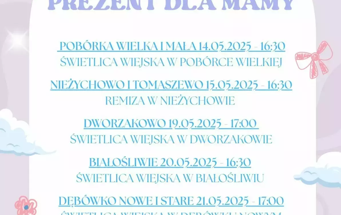 Zdjęcie do Prezent dla Mamy - warsztaty dla dzieci i młodzieży w sołectwach