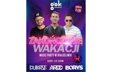 Zdjęcie do Zakończenie Wakacji -Music Party w Białośliwiu