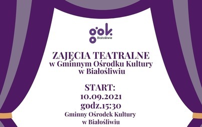 Zdjęcie do Zajęcia teatralne