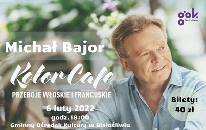 Zdjęcie do Michał Bajor -Kolor Cafe -przeboje włoskie i francuskie -06.02.2022
